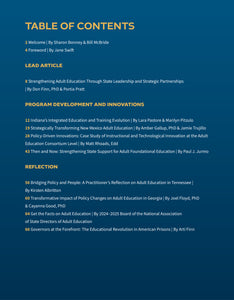 Policy in Action: State Initiatives for Adult Education Success