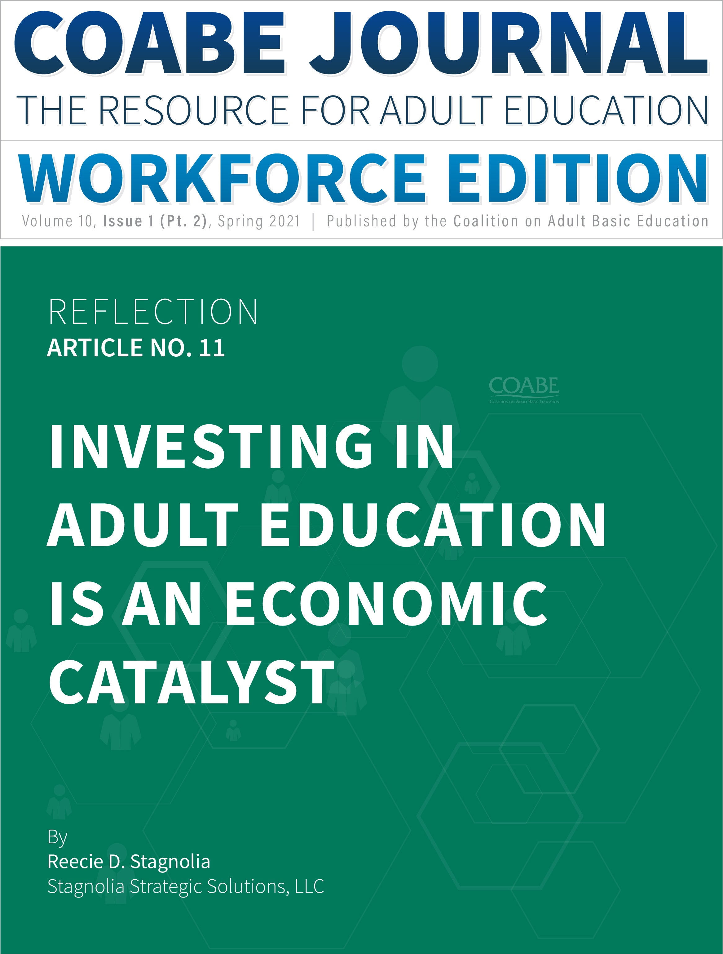 Article 11 :: Investing In Adult Education Is An Economic Catalyst