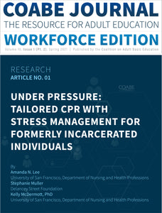 Article 01 :: Under Pressure: Tailored CPR With Stress Management For Formerly Incarcerated Individuals