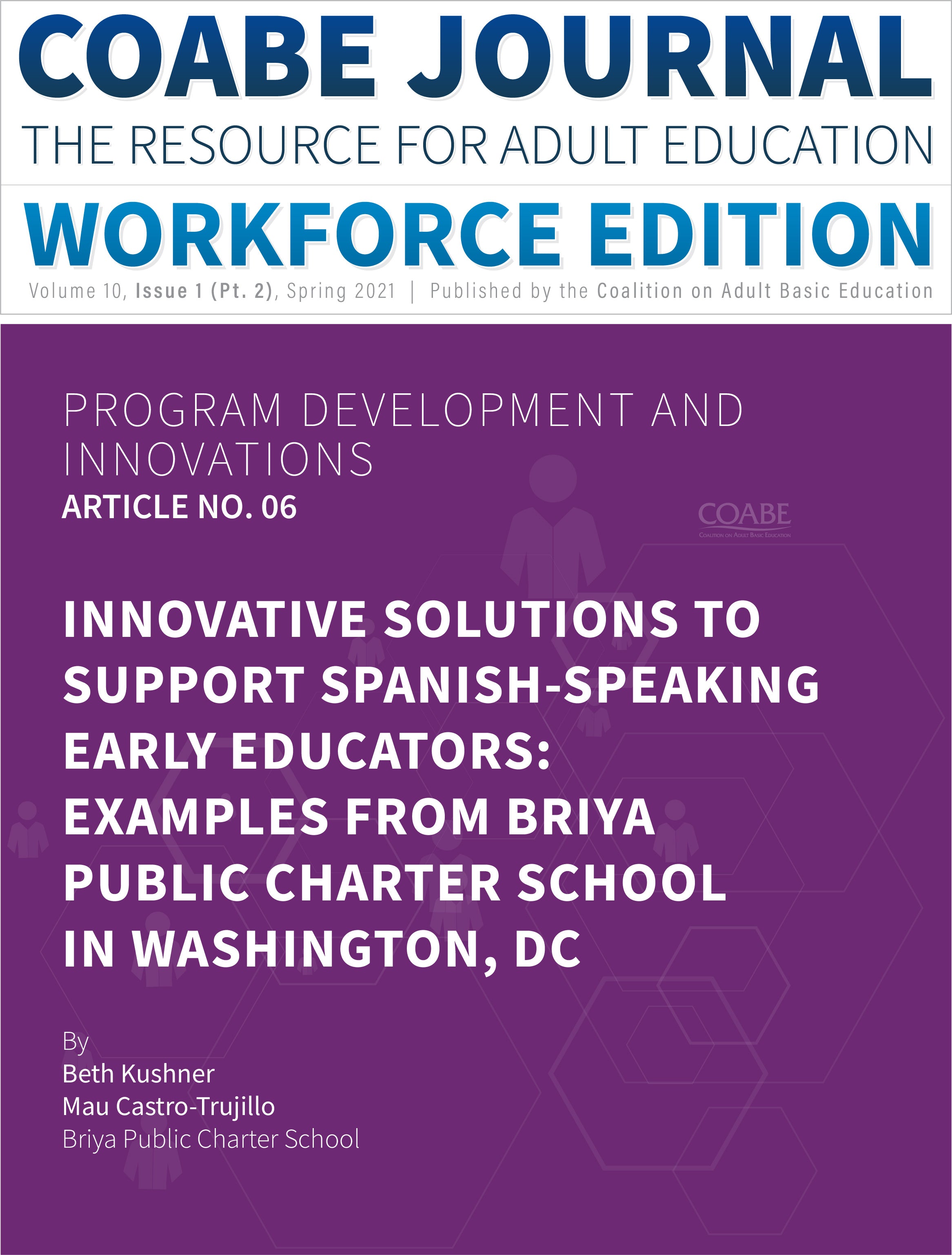 Article 06 :: Innovative Solutions To Support Spanish-Speaking Early Educators: Examples From Briya Public Charter School In Washington, DC