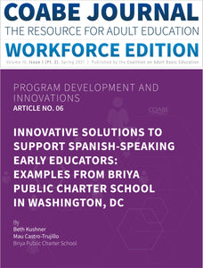 Article 06 :: Innovative Solutions To Support Spanish-Speaking Early Educators: Examples From Briya Public Charter School In Washington, DC