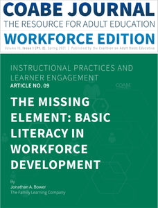 Article 09 :: The Missing Element: Basic Literacy In Workforce Development