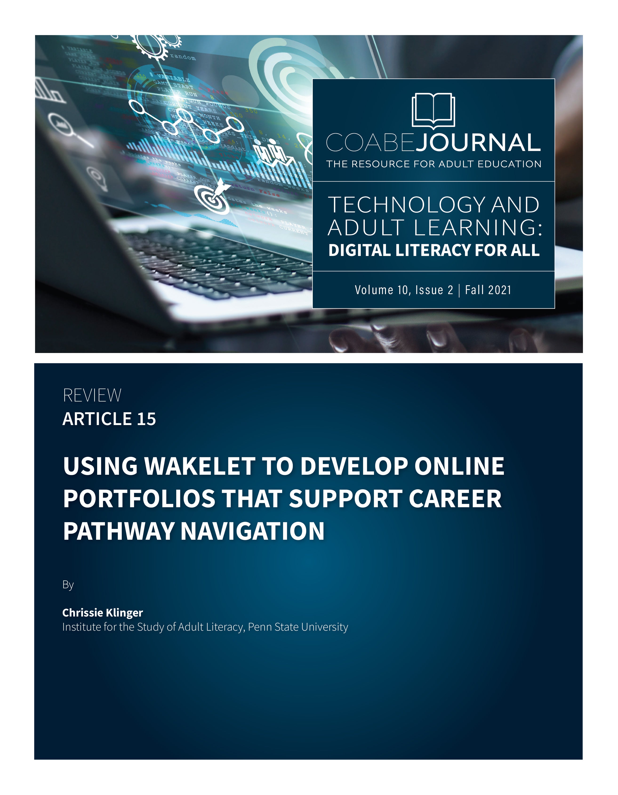 Article 15 | Using Wakelet to Develop Online Portfolios That Support Career Pathway Navigation
