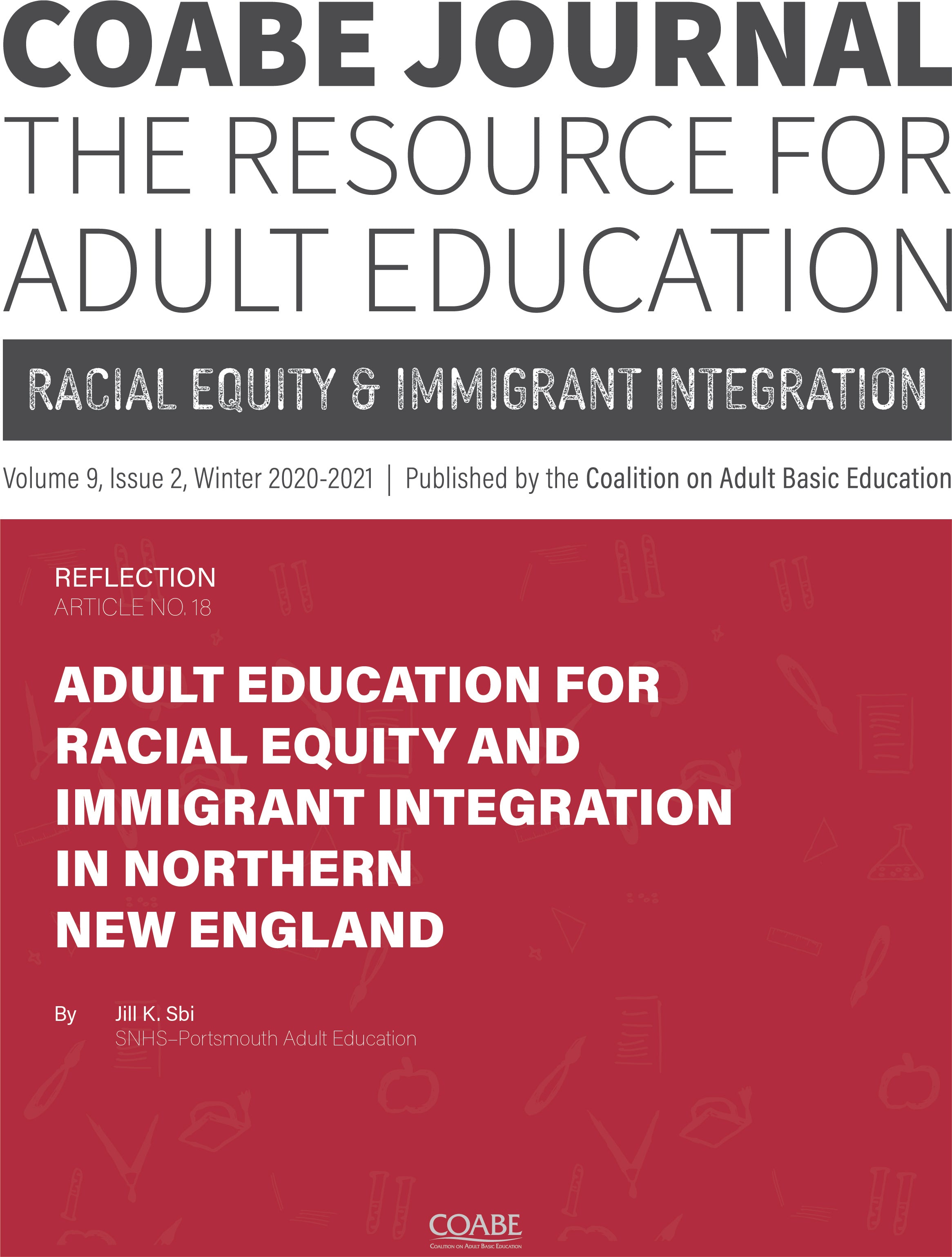 Article 18 / Adult Education for Racial Equity and Immigrant Integration in Northern New England