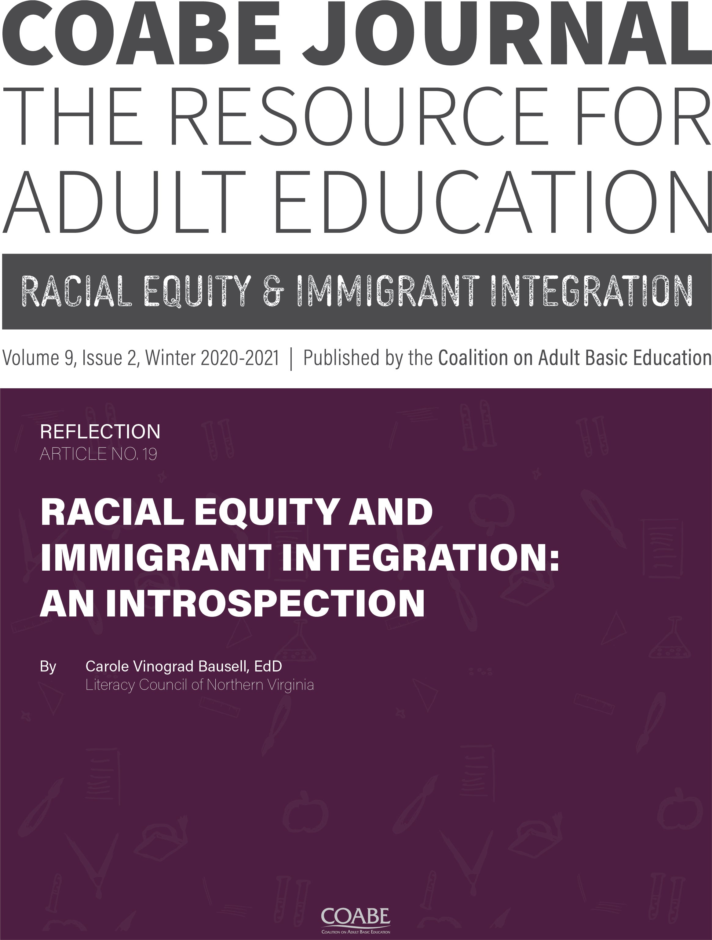 Article 19 / Racial Equity & Immigrant Integration: An Introspection