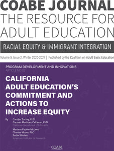 Article 02 / California Adult Education's Commitment and Actions to Increase Equity