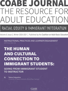 Article 08 / The Human and Cultural Connection to Immigrant Students: Going from Immigrant Student to Instructor
