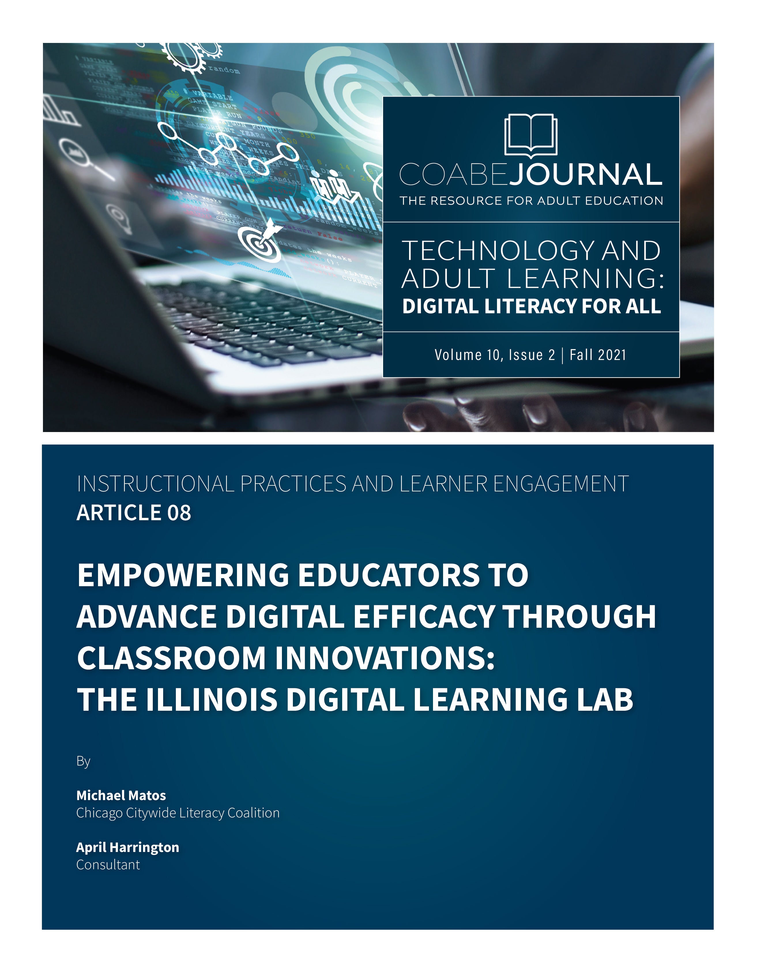 Article 08 | Empowering Educators To Advance Digital Efficacy Through Classroom Innovations: The Illinois Digital Learning Lab