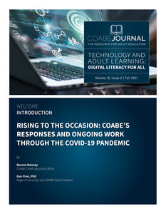 Introduction | Rising To The Occasion: Coabe’s Responses And Ongoing Work Through The Covid-19 Pandemic